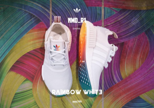 Giày Adidas NMD R1 J Rainbow Sole EH0755 - Ảnh 4