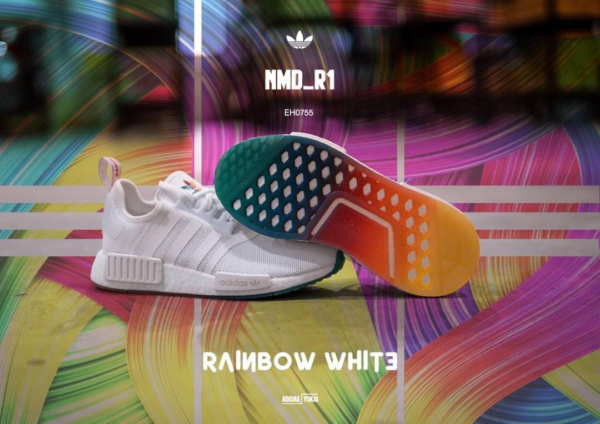 Giày Adidas NMD R1 J Rainbow Sole EH0755 - Ảnh 3