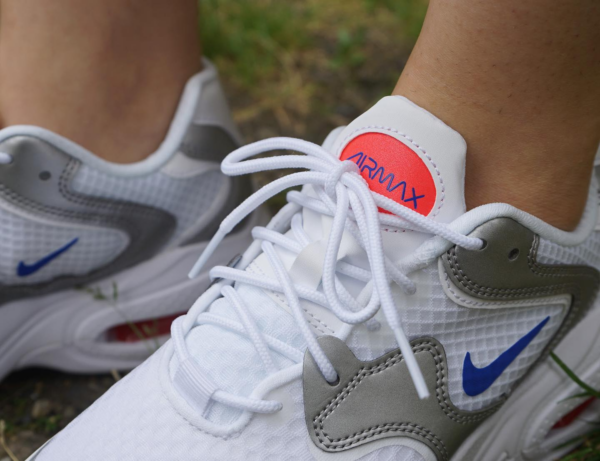 Giày Nike Air Max 2X Wmns 'White Metallic Silver' CK2947-102 - Ảnh 6