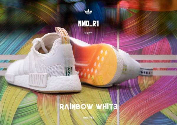 Giày Adidas NMD R1 J Rainbow Sole EH0755 - Ảnh 2