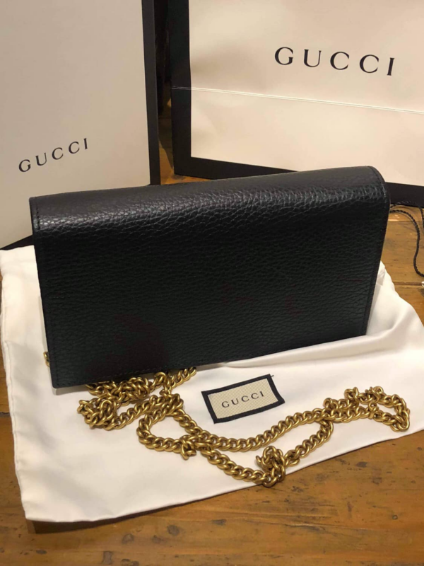 Túi Gucci Bow Mini Chain Shoulder Bag 524293 CAOXT 1163 - Ảnh 4