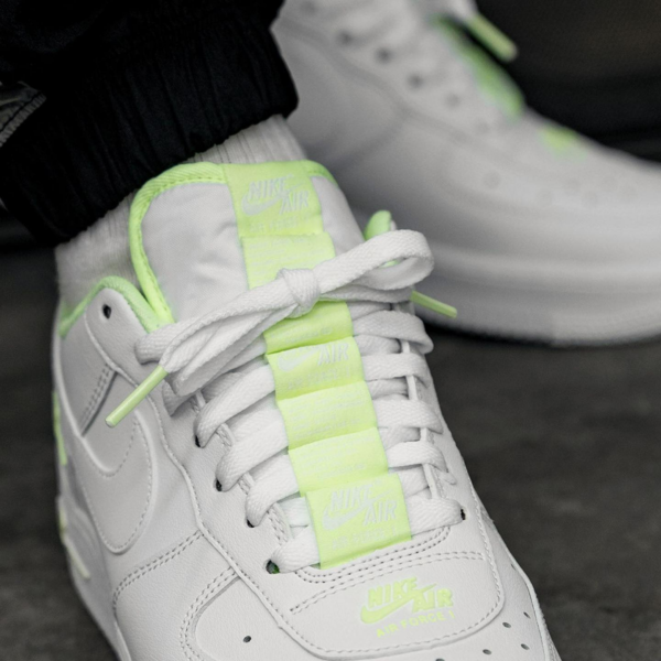 Giày Nike Air Force 1 '07 LV8 'Double Air Pack White Barely Volt' CJ1379-101 - Ảnh 5