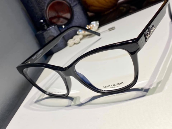 Kính Saint Laurent Classic Eyeglasses Black SL338-001 - Ảnh 2