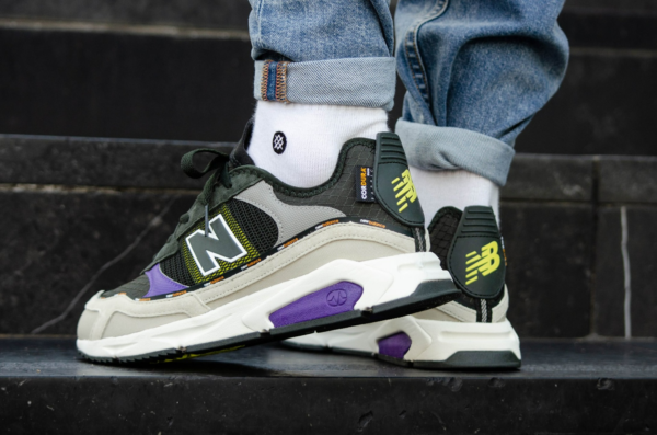 Giày New Balance X-Racer 'Olive Purple' MSXRCTRF - Ảnh 4