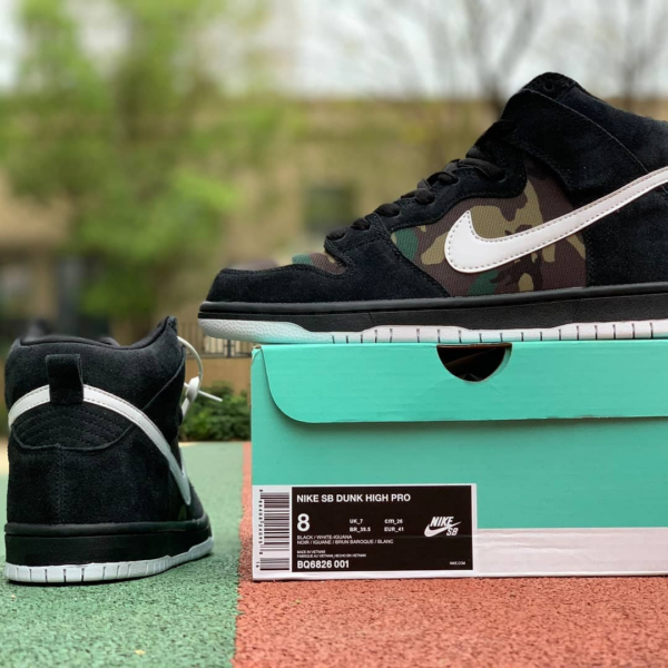 Giày Nike SB Dunk High 'SB Camo' BQ6826-001 - Ảnh 6