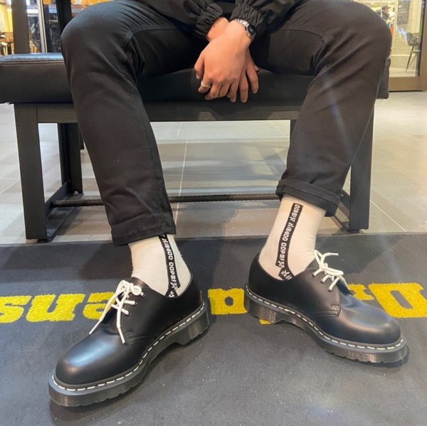 Giày Dr.Martens 1461 Contrast Stitch Smooth Leather Oxford 24757001 - Ảnh 3