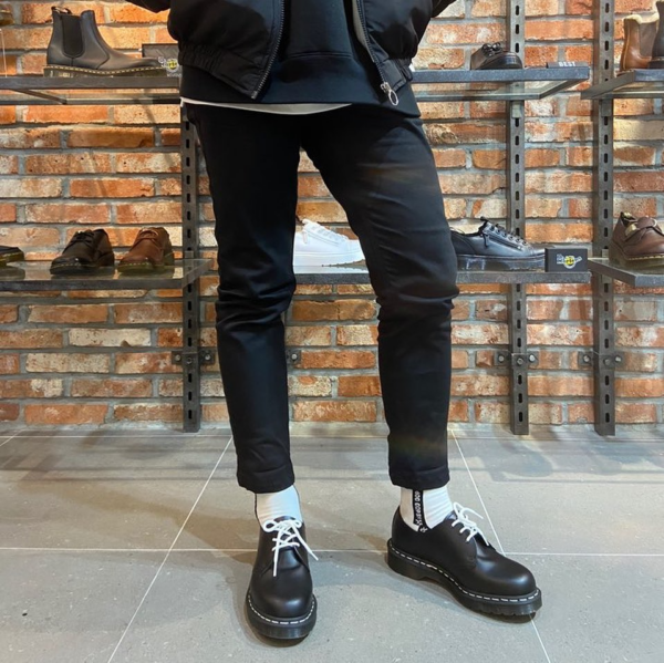 Giày Dr.Martens 1461 Contrast Stitch Smooth Leather Oxford 24757001 - Ảnh 2