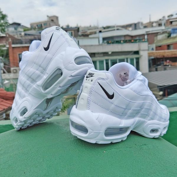 Giày Nike Air Max 95 Essential White Silver AT9865-100 - Ảnh 6