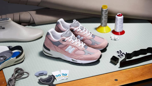 Giày New Balance Wmns 991 Made In England 'Pink' W991PNK - Ảnh 5