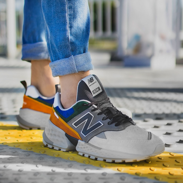 Giày New Balance 574 'Grey' MS574APG - Ảnh 2