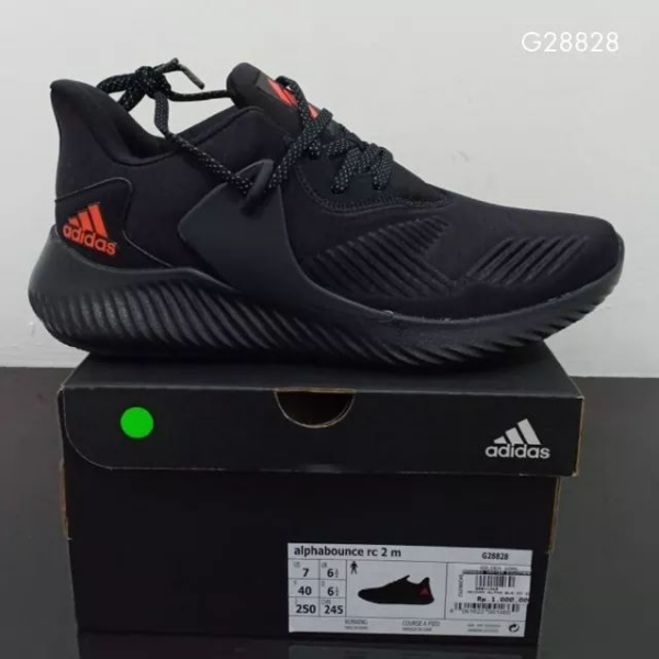 Giày Adidas Alphabounce RC 'Black Solar Red' G28828 - Ảnh 7