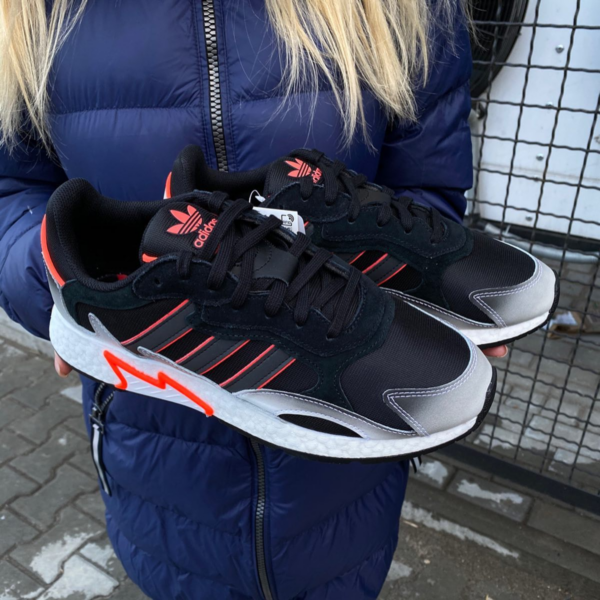 Giày Adidas Tresc Run 'Core Black Solar Red' EG7411 - Ảnh 5