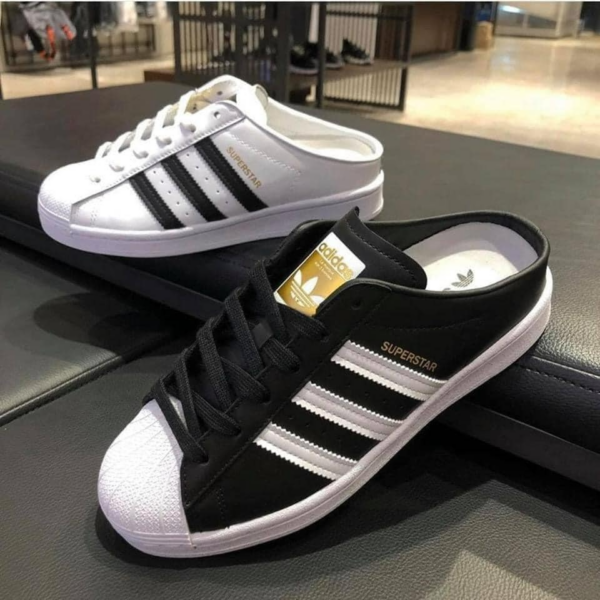 Giày Adidas Originals Superstar Mule 'Black White' FX0528 - Ảnh 2