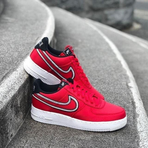 Giày Nike Air Force 1 Low 'Reverse Stitch Red' CD0886-600 - Ảnh 3
