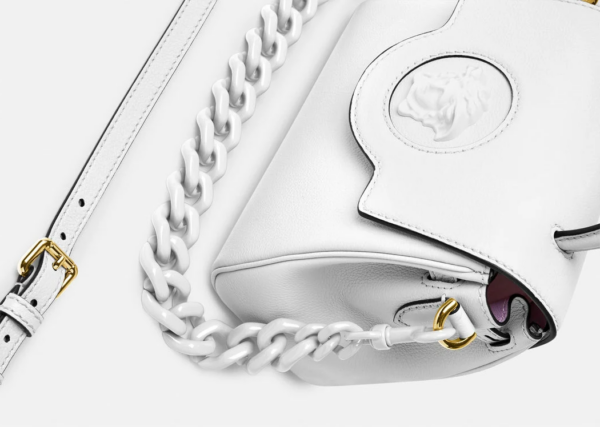 Túi Versace La Medusa Small White DBFI040-DVIT2T-1W04V - Ảnh 3