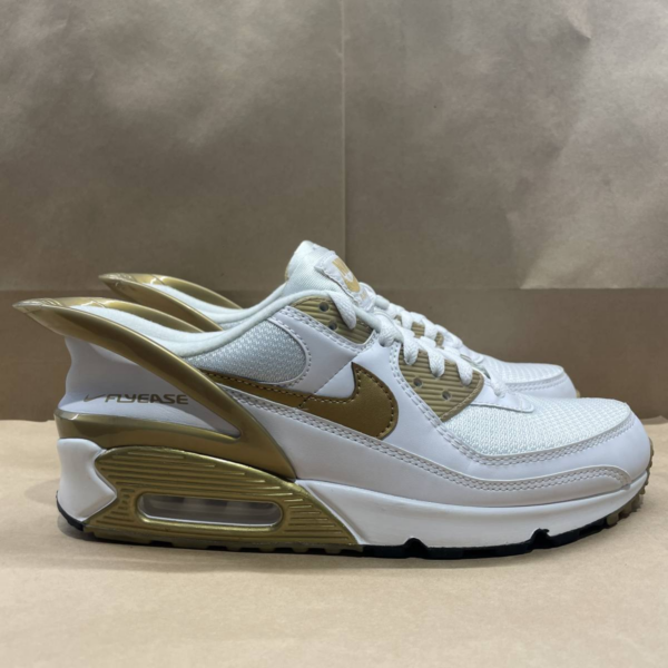 Giày Nike Air Max 90 Flyease 'White Gold' CU0814-100 - Ảnh 7