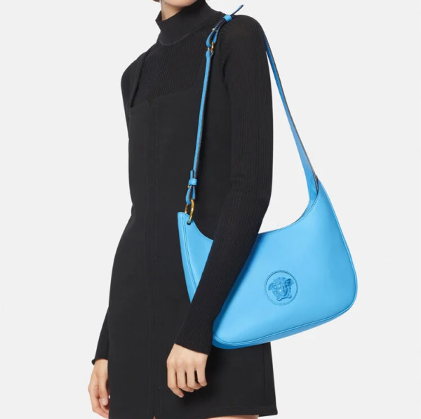 Túi Versace La Medusa Medium Hobo DV BLue 1000699-DVIT3T-1U38V - Ảnh 5