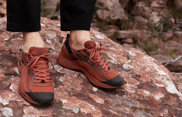 Giày Asics Kiko Kostadinov x Gel Burz 2 Caramel 1013A040 201 - Ảnh 4