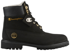 Giày Timberland Champion x 6 Inch Premium WP Warm Lined 'Black' TB0A1UD3-001