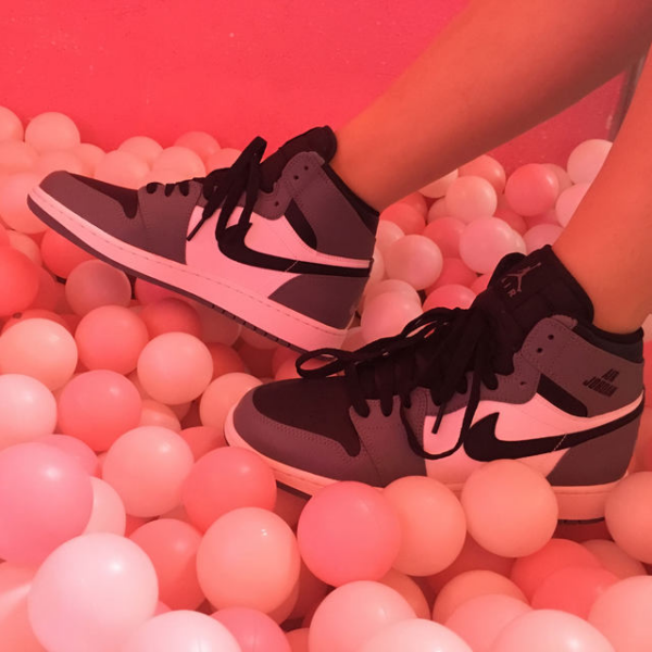 Giày Nike Air Jordan 1 High BG 'Cool Grey' 705300-024 - Ảnh 3