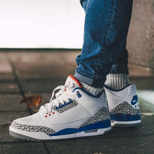 Giày Nike Air Jordan 3 Retro OG BG 'True Blue' 2016 854261-106 - Ảnh 2
