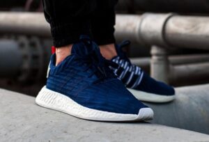 Alternative view of Giày Adidas NMD R2 Primeknit 'Collegiate Navy' BB2952