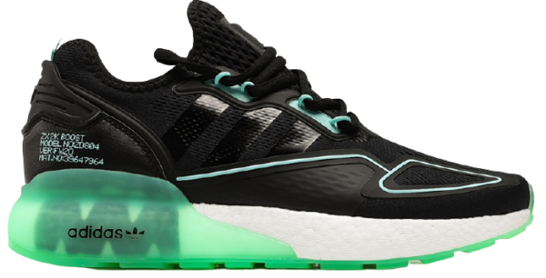 Giày Adidas ZX 2K Boost 'Core Black Green' H67935