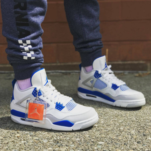 Giày Nike Air Jordan 4 Retro 'Military Blue' 2012 308497-105 - Ảnh 4