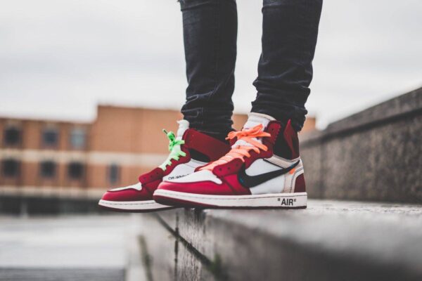 Giày Nike Air Jordan 1 Retro High OG x Off-White 'Chicago' AA3834-101 - Ảnh 2