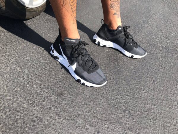 Giày Nike React Element 55 'Black White' BQ6166-003 - Ảnh 2
