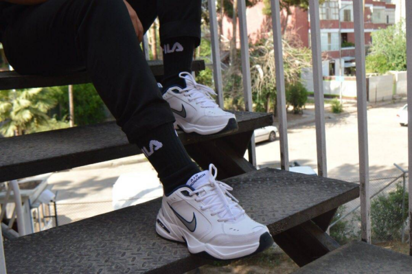 Giày Nike Air Monarch IV 'White Navy' 415445-102 - Ảnh 8