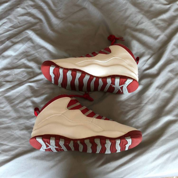 Giày Nike Air Jordan 10 Retro 'Red Steel' 2005 310805-161 - Ảnh 5