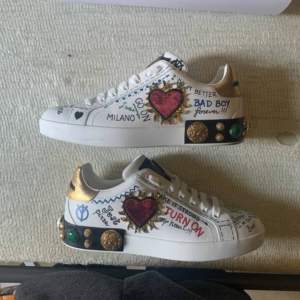 Alternative view of Giày Dolce & Gabbana Portofino 'Graffiti' CS1759-AH029-8I049