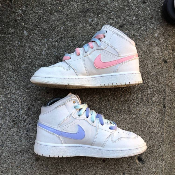 Giày Nike Air Jordan 1 Mid GG 'Phantom' 555112-035 - Ảnh 4