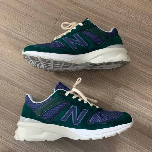 Giày New Balance Aimé Leon Dore 'Forest Green' M990AL5 - Ảnh 2