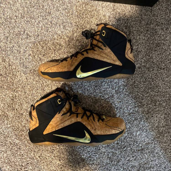Giày Nike LeBron 12 EXT 'Cork' 768829-100 - Ảnh 2