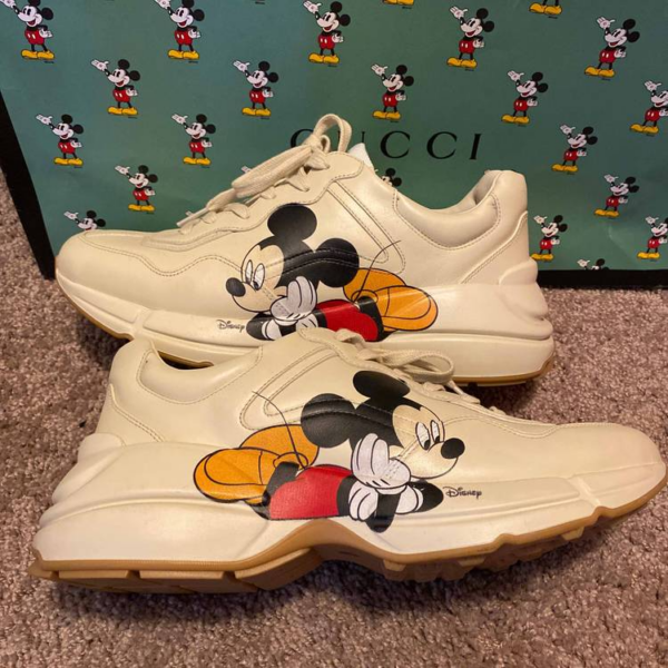 Giày Gucci Disney x Gucci Rhyton Mickey Mouse 601370-DRW00-9522 - Ảnh 4