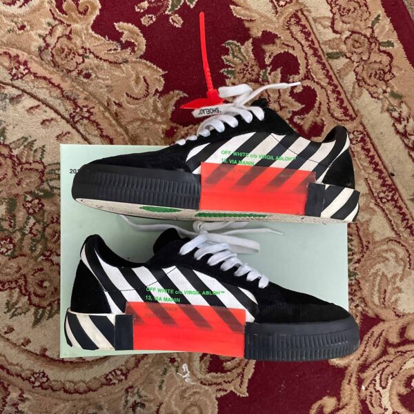 Giày Off-White Wmns Vulc Sneaker 'Black Violet' OWIA178R20I05109-1029 - Ảnh 3