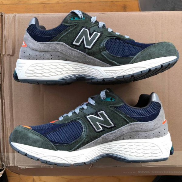 Giày New Balance 2002 'Defense Green Natural Indigo' ML2002RF - Ảnh 2