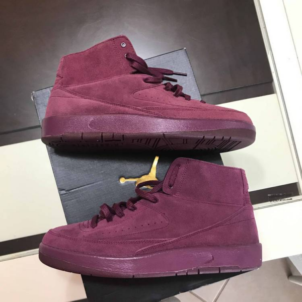 Giày Nike Air Jordan 2 Retro Deconstructed 'Bordeaux' 897521-606 - Ảnh 2