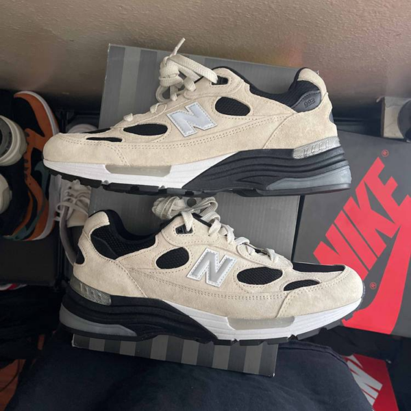 Giày New Balance Studio FY7 x 992 'Cream' M992YN2 - Ảnh 2