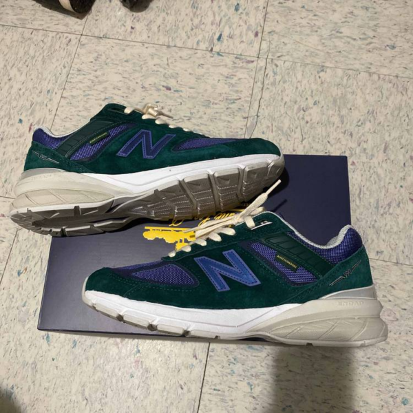 Giày New Balance Aimé Leon Dore 'Forest Green' M990AL5 - Ảnh 4