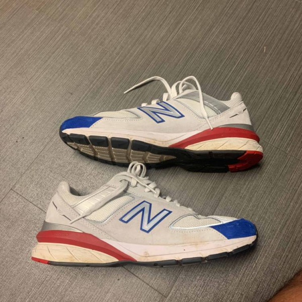 Giày New Balance 990v5 Big Kid 'Nimbus Cloud' GC990NB5 - Ảnh 4