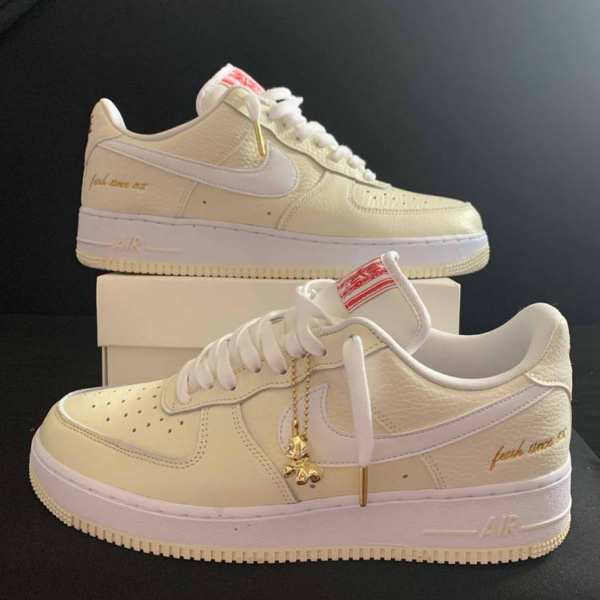 Giày Nike Air Force 1 '07 Premium 'Popcorn' CW2919-100 - Ảnh 4