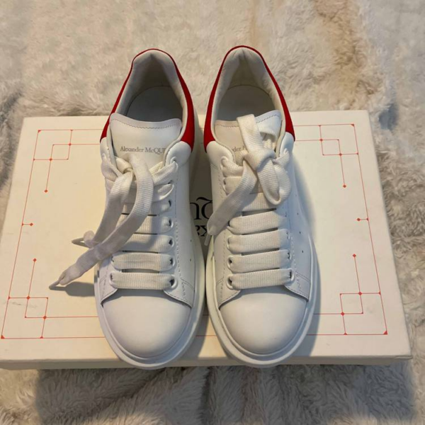 Giày Alexander McQueen Wmns Oversized Sneaker 'Lush Red' 553770-WHGP7-9676 - Ảnh 3