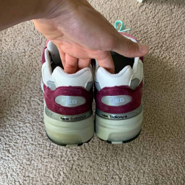 Giày New Balance Kith x 992 'Kithmas Collection Burgundy Reef' M992KB - Ảnh 4