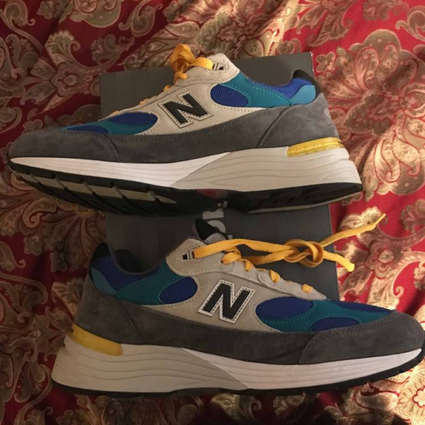 Giày New Balance Billy's x 992 Made in USA 'Grey Blue Teal' M992RR - Ảnh 8