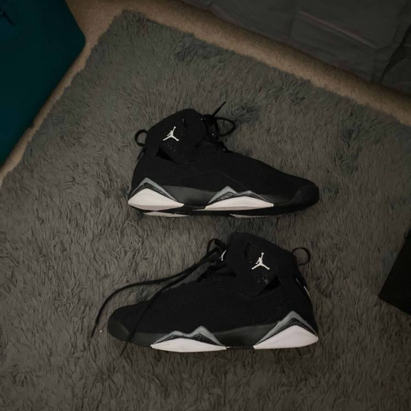 Giày Nike Jordan True Flight 'Black Cool Grey' 342964-010 - Ảnh 2