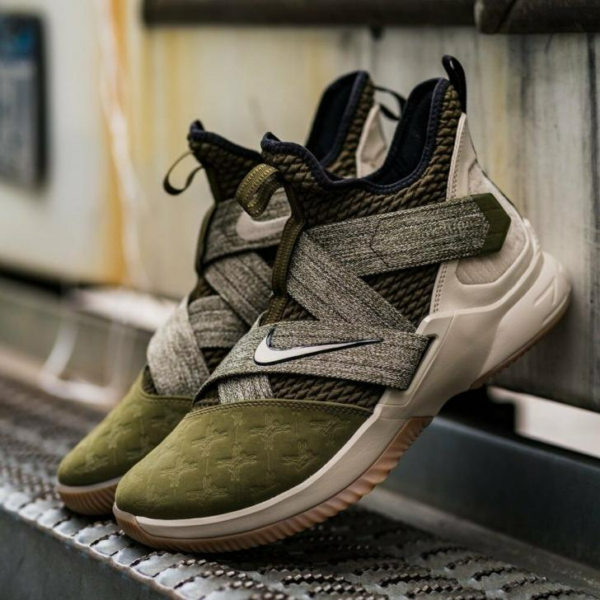 Giày Nike LeBron Solder 12 EP 'Olive' AO4053-300 - Ảnh 2