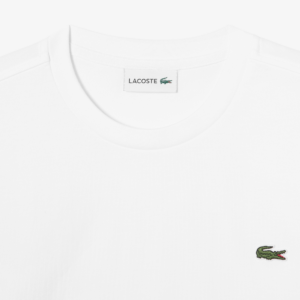Ao Lacoste Long Sleeve Solid Stripe T-Shirt 'White' TH018E-53G-001